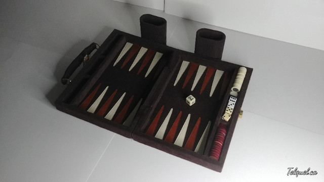 Petit Backgammon en Corde du Roi dans Jouets et jeux  à Longueuil/Rive Sud