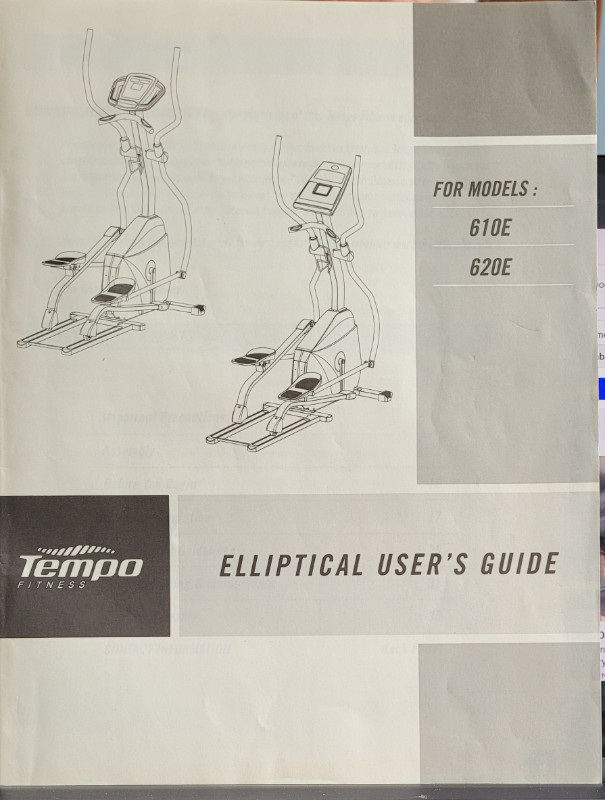 Elliptical Tempo Fitness 610E in Exercise Equipment in City of Halifax - Image 3