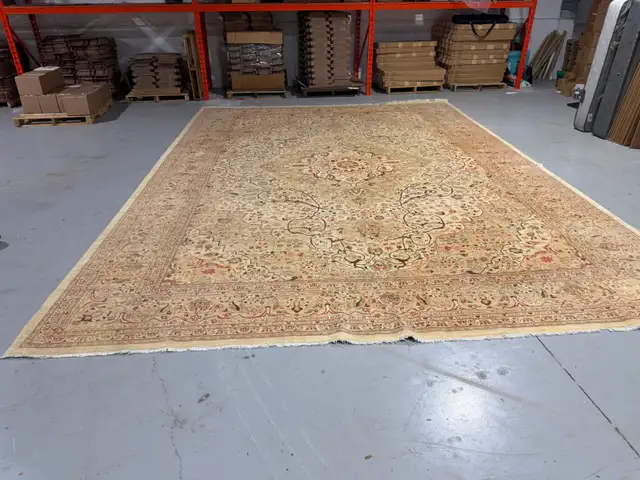 Exceptional Oversized Hand-Knotted Persian Rug