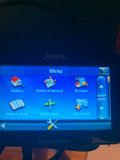 GPS with car charger