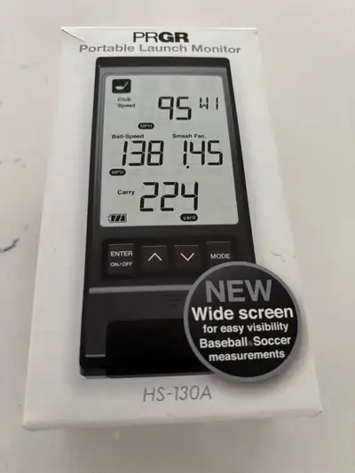 PRGR Golf Launch Monitor, View more