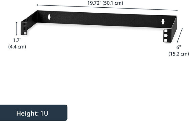 StarTech.com 1U Hinged Wall Mount Patch Panel Bracket in Networking in Oakville / Halton Region