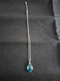 Topaz aquamarine necklace