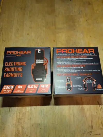 PROHEAR 2 Pack Electronic Ear Protection, View more