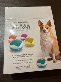 Dog talking buttons