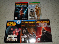 Lot of 5 DK Readers STAR WARS softcover BOOKS level 1-4