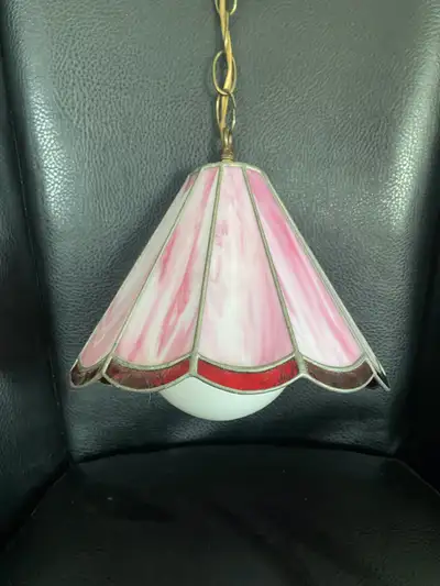 Beautiful Stained Glass Hanging Lamp, View more