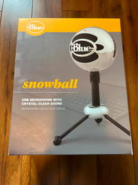 Microphone USB Professionnel Blue Snowball NEUF BNIB