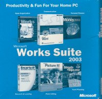 Microsoft Works Suite 2003 Installation CDs