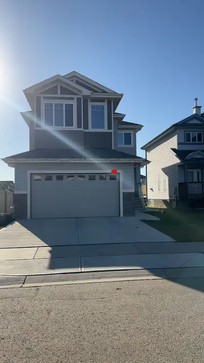 Beautiful modern home 2022 featuring 4 bedrooms + 1 den and 3 full baths. Open-concept layout with a...