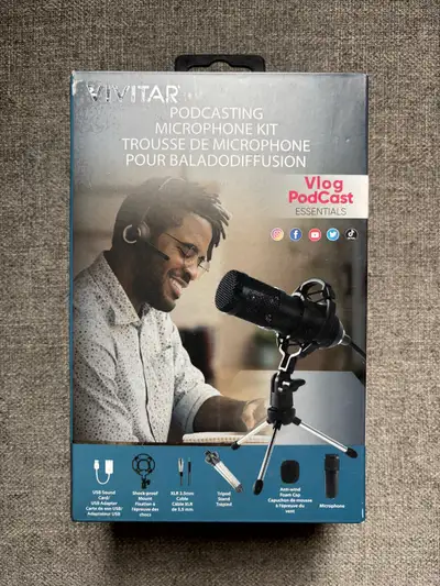 Vivitar Podcasting Microphone Kit, View more