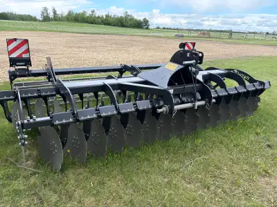 4 meter width, 130-160hp, 22” blades, basket roller, SKF bearings, and the option to add a harrow be...