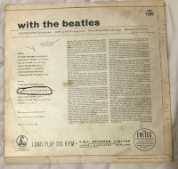 With The Beatles Vinyl with Album Error 