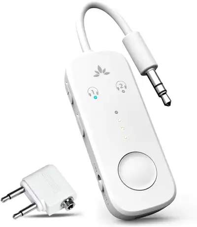 Avantree Relay - Premium Airplane Bluetooth 5.3 Adapter 2airpods, View more