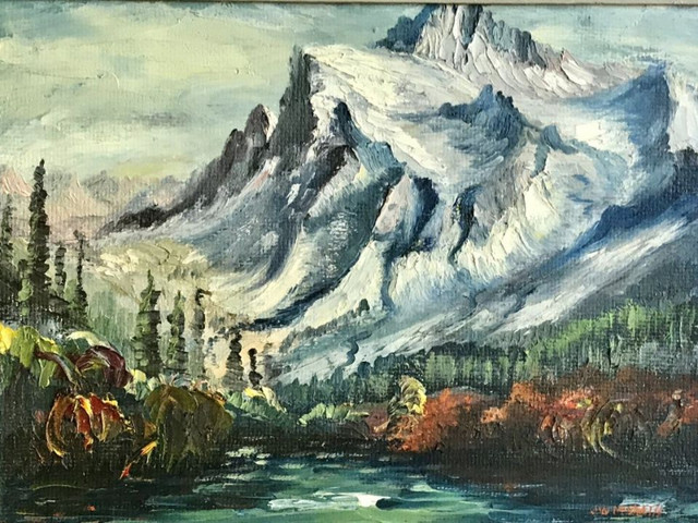 Original oil painting on board signed J. W. McGrath in Arts & Collectibles in Ottawa