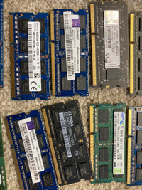 Laptop Memory RAM DDR3 Mixed brands 4GB PC3-12800 1600Mhz SODIMM