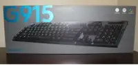Wireless Mechanical Keyboard NEW+SEALED Logitech G915 FullSized