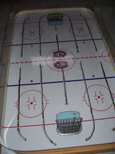 JEU DE HOCKEY TABLE HOCKEY GAME BOARD COLECO GAME ROOM, View more