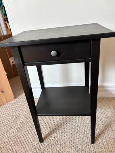 IKEA HEMNES bedside table (black), View more