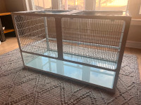 Large glass reptile terrarium/hamster cage