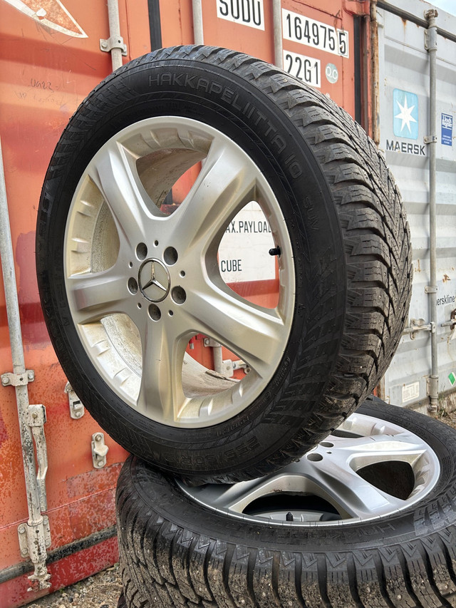 19”Mercedes Rims & Studded Hakkas 10 in Tires & Rims in Vernon