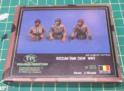 Verlinden 54mm (1/35) Soviet Russian Tankers Tank Crew WWII, View more