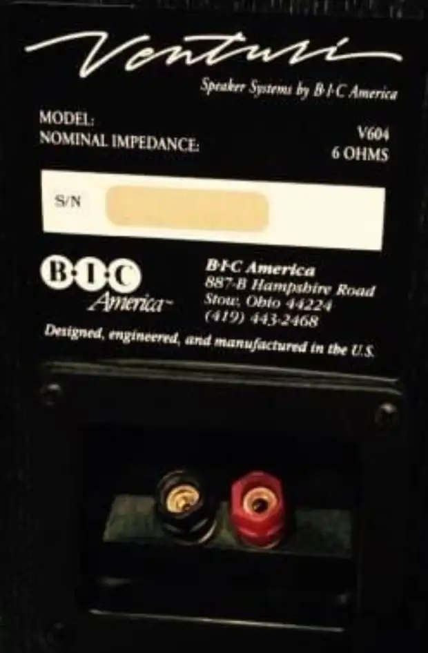 Venturi V-604 2x300W Bipolar Tower Speakers in Speakers in Markham / York Region - Image 4