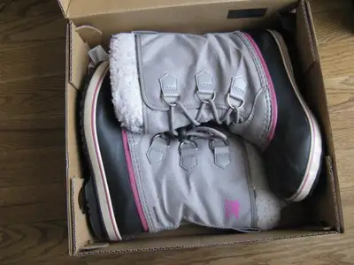 Winter snow boots for kids in original box (Sorel) + FREE gifts!, View more