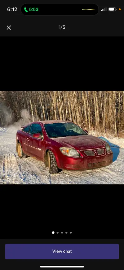 It runs and drives good. Just put front studded winter tire on the car. Used everyday. The engine li...