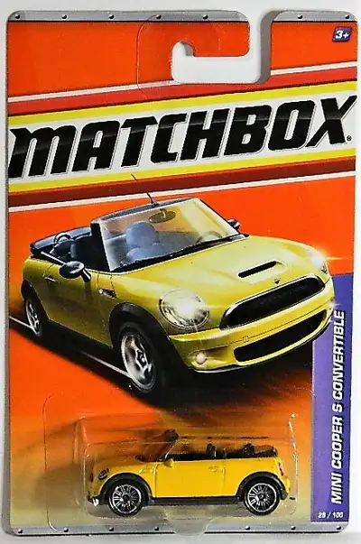 Matchbox 2010 Mini Cooper S Cabrio / Convertible diecast new in package, $5 each. Pickup in north Aj...