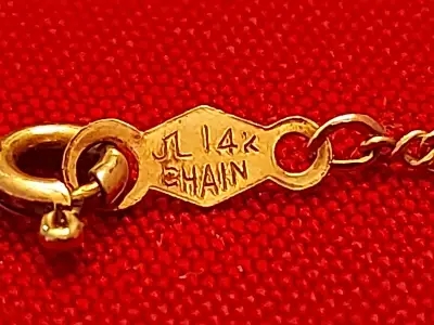 Yellow gold Delicate chain 14K .20 inches., View more