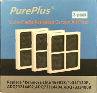 PurePlus Refrigerator Air Filter Replacement, 3-Pack $15