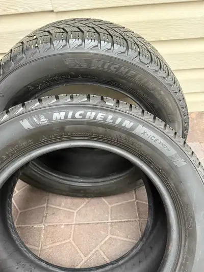 Almost new Michelin winter tires from ford escape