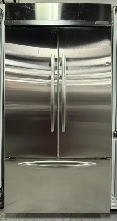 KitchenAid 42" Built-In French Door Fridge (Steel), View more