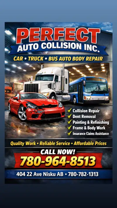 Perfect Auto Collision Inc Car | Truck | Bus Auto Body Repair Collision repair & paint Fast, reliabl...