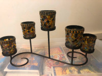 Mosaic Party Lite Candle Holder