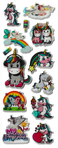 3D stickers  MY MAGICAL UNICORN