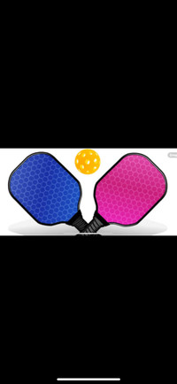 Premium Pickleball Paddles:(Fiberglass $35)(Graphite $35)Wood$24