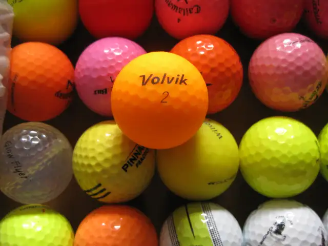 50 EXPERIENCED COLORED GOLF BALLS IN EXCELLENT CONDITION in Golf in Mississauga / Peel Region - Image 4
