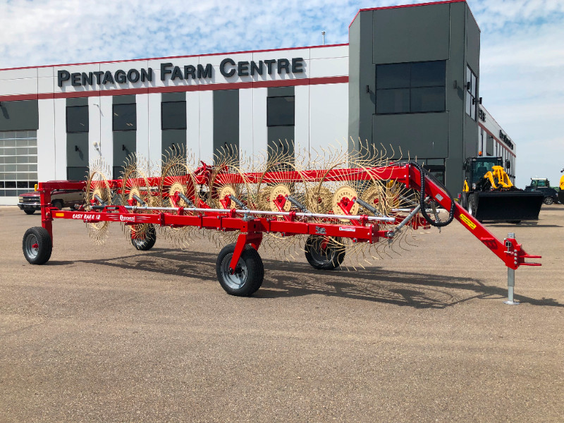 NEW 2023 Enorossi ER12, ER14 Hay Rakes Farming Equipment Red Deer