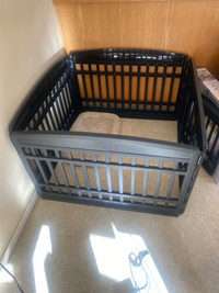 Dog pen with door