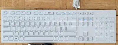 Dell Traditional Wired USB Keyboard White, View more