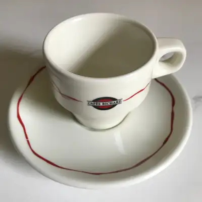 Cafes Richard Espresso Coffee Cup & Saucer Made in Italy, View more