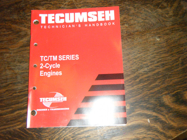 Tecumseh TC, TM Series 2 cycle Engines Technicians handbook in Other in Oakville / Halton Region