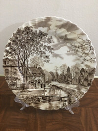 Vintage Decorative plate -Made in UK
