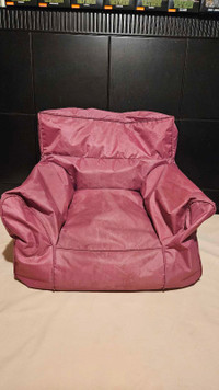 Lightly used bean bag chair pinkish purple only $20 