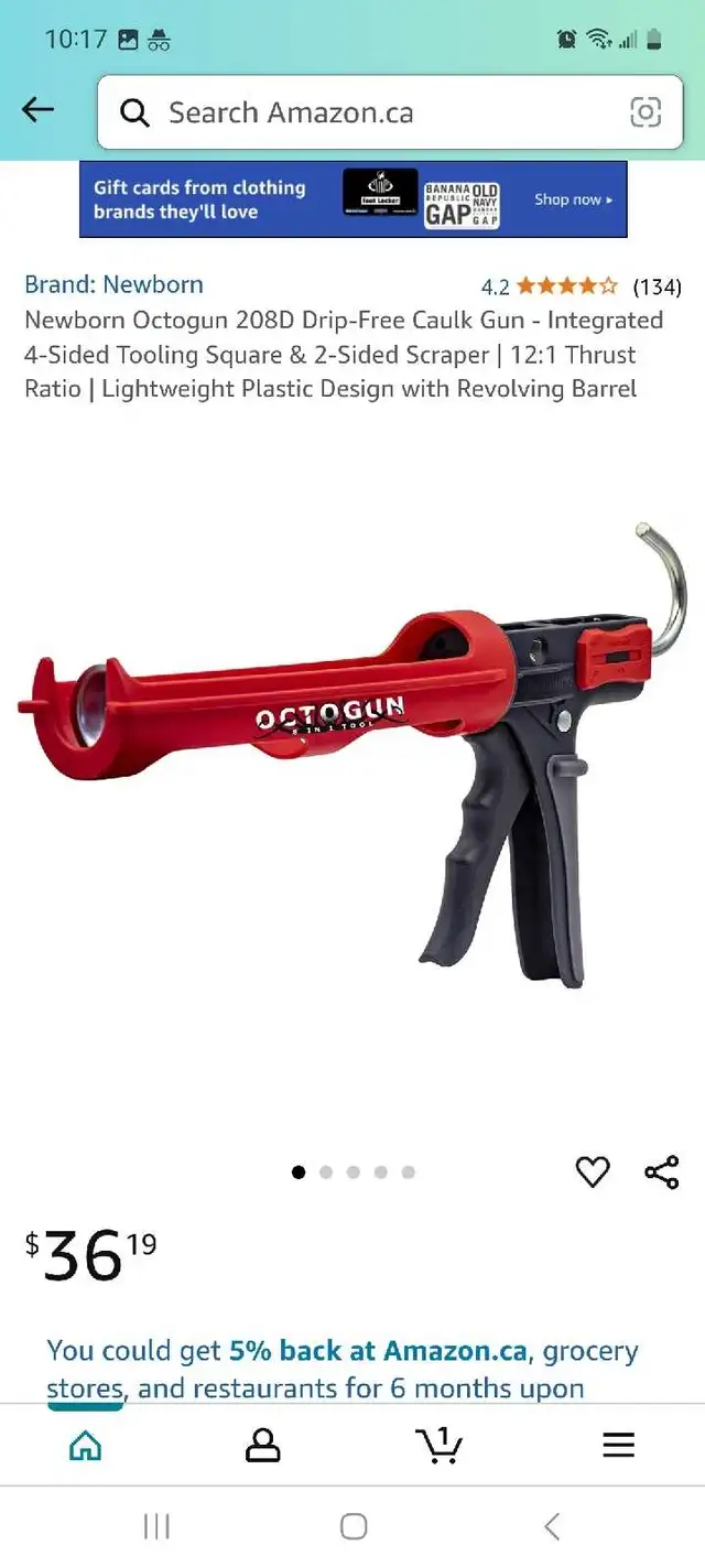 Newborn Octogun 208D Caulk Gun in Other in Oshawa / Durham Region - Image 3