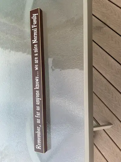 Decorative Wooden Wall/Shelf/Desk REDUCED Sign, View more