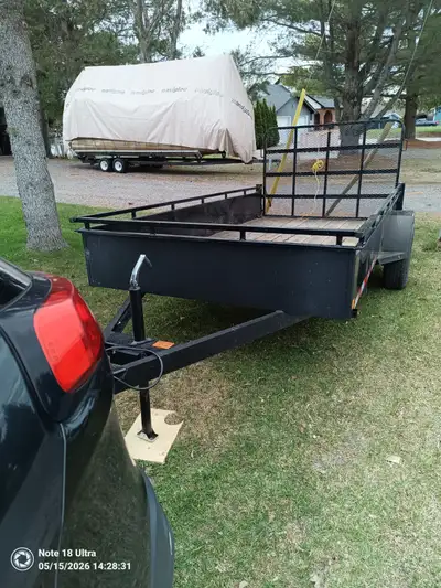 6'X12' utility Trailer, Like New, Bought for side by side, I no longer have so I am selling it. If i...