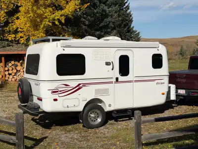 We reluctantly are selling our Escape 17A. The 17A trailer does not have a bathroom which makes it l...
